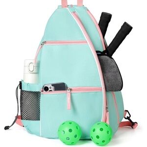 Brand new pickleball bag. Turquoise and pink.